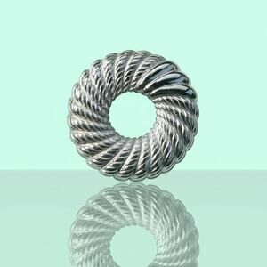 Vintage Monet Signed Silver-Tone Wreath Brooch Round Pin | Mid-Century Jewelry